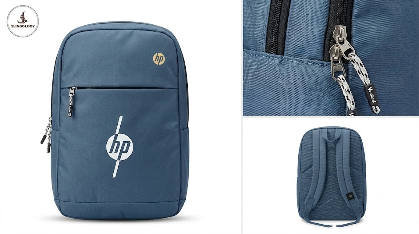 HP Laptop Backpack – Stylish & Durable Laptop Bag | Large Storage & Multi-Pocket Design