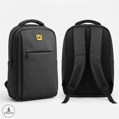 Black Feline Pro Backpack front and back