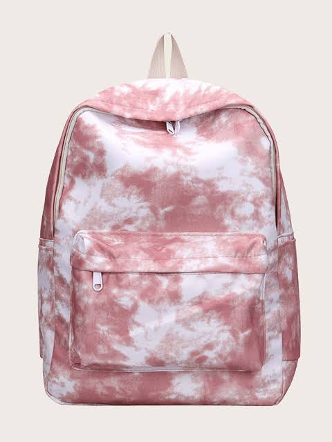Tie & Dye Girly Backpack – Stylish School Bag for Girls